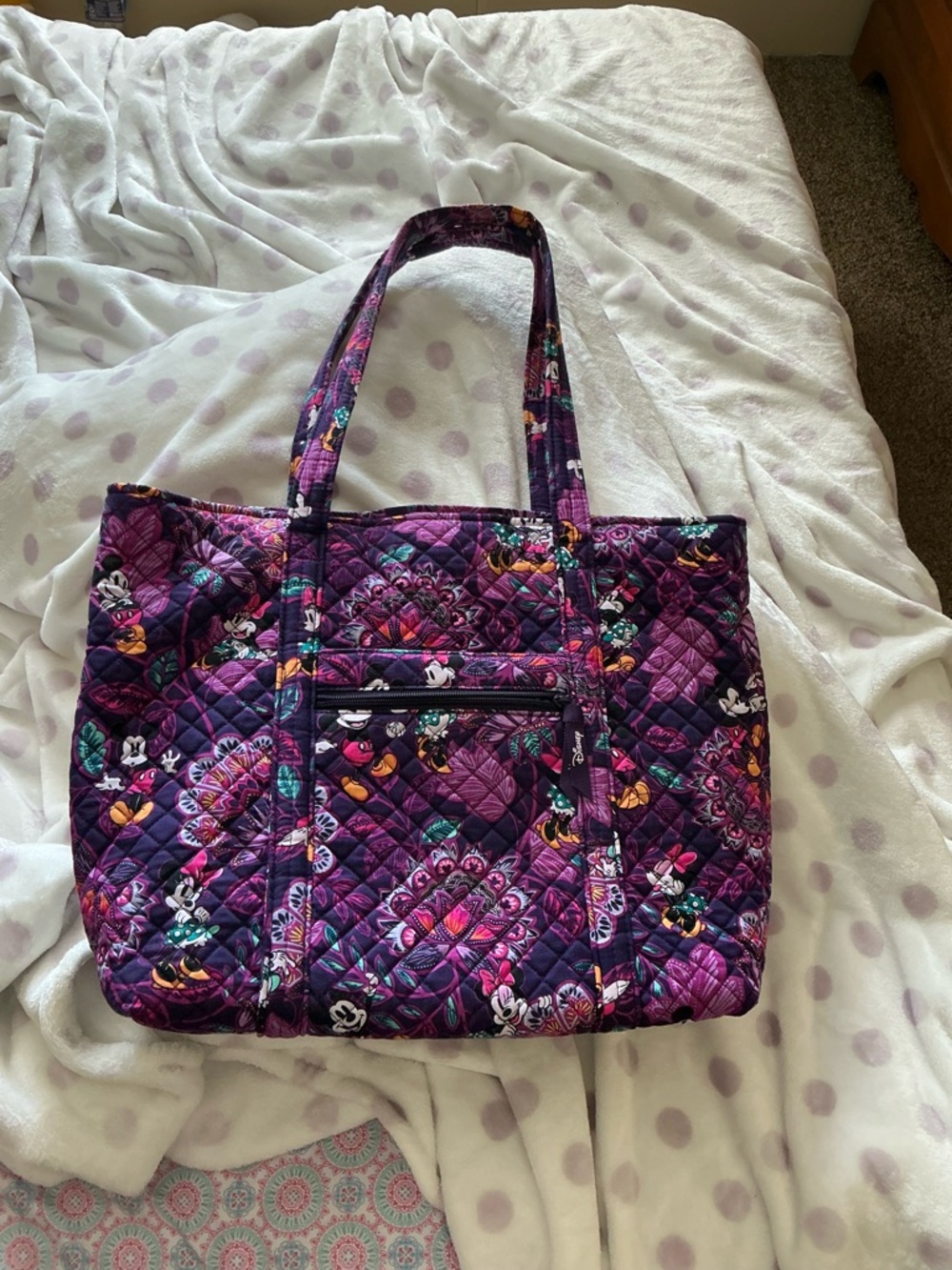 Disney Vera Bradley flirty floral large tote